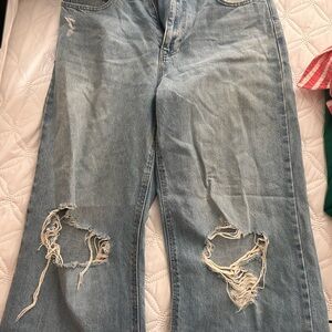 Distressed Blue Women's Jeans